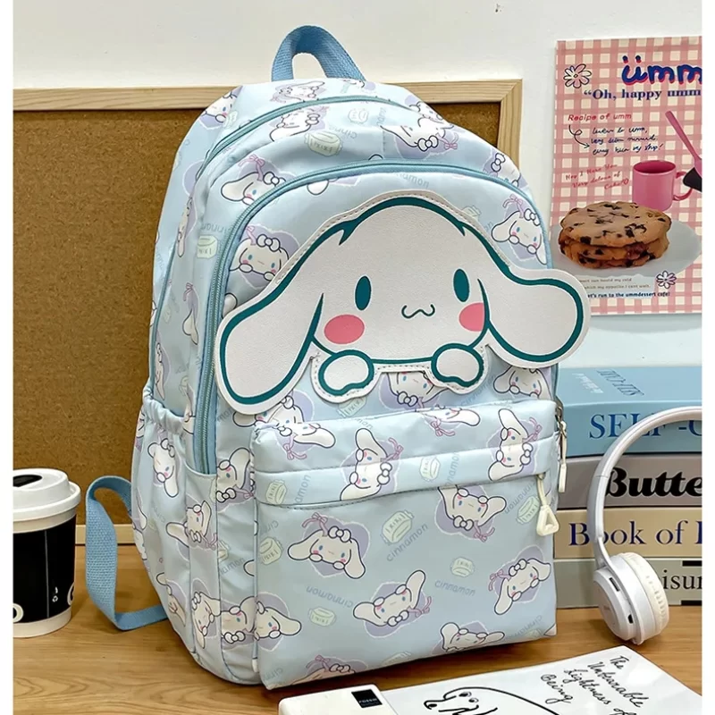 Sanrio Backpack Anime Kuromi Cinnamoroll My Melody Student Bag Large Capacity Women Bag For Children Girls Gift_11