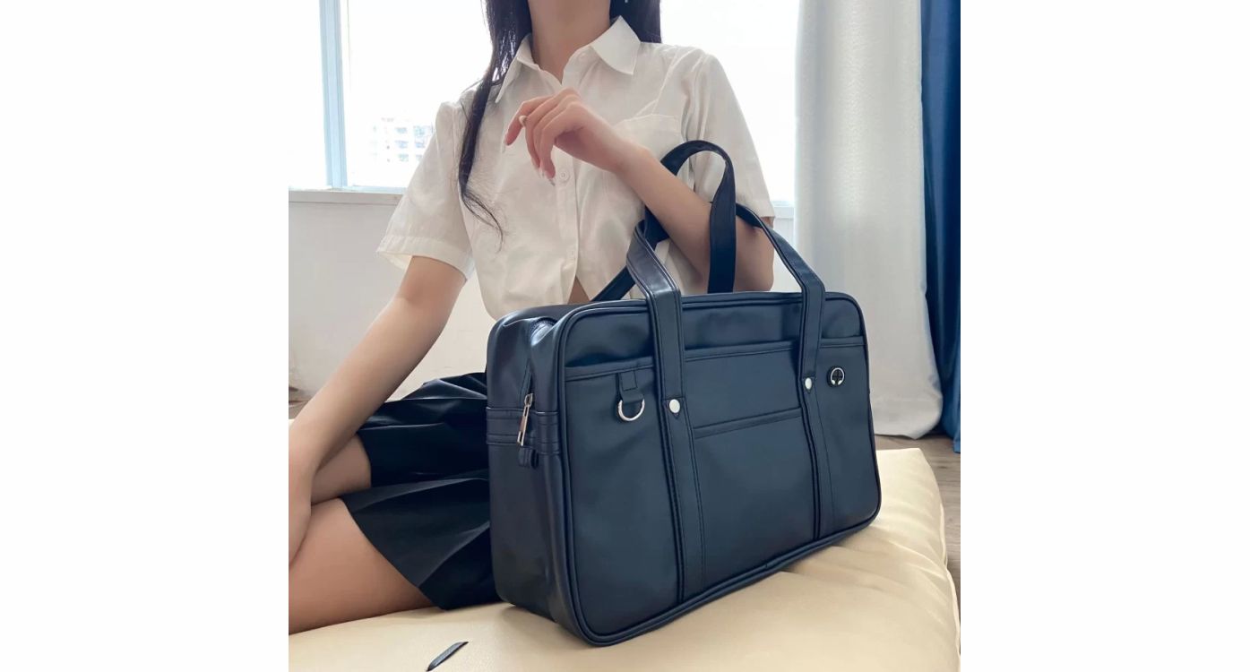 Japanese two-dimensional student JK uniform bag girl PU schoolbag COS wear-resistant waterproof one-shoulder Messenger handbag