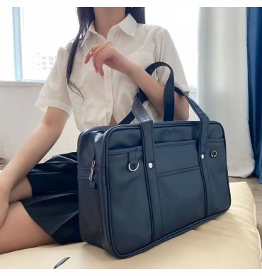 Japanese two-dimensional student JK uniform bag girl PU schoolbag COS wear-resistant waterproof one-shoulder Messenger handbag