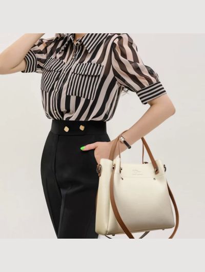 Genuine High Quality Leather Shoulder Crossbody Bags for Women Luxury Handbags Women Bag Large Capacity Soft Tote Messenger Bag