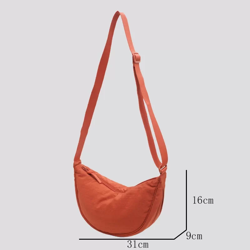 Casual Nylon Hobos Crossbody Bag for Women Designer Shoulder Bags Large Capacity Tote Lady Travel Shopper Bag Female Purses 2023_5