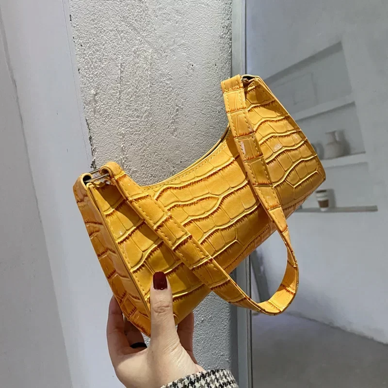 Fashion Exquisite Shopping Bag Retro Casual Women Totes Shoulder Bags Female Leather Solid Color Chain Handbag for Women 2024_14