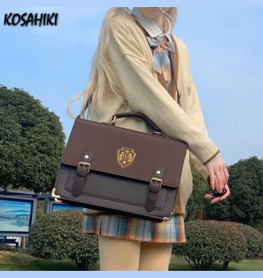 Preppy JK Y2k Aesthetic Fashion Casual Women Handbags All Match Girls School Backpacks Korean Simple Shoulder Crossbody Bags