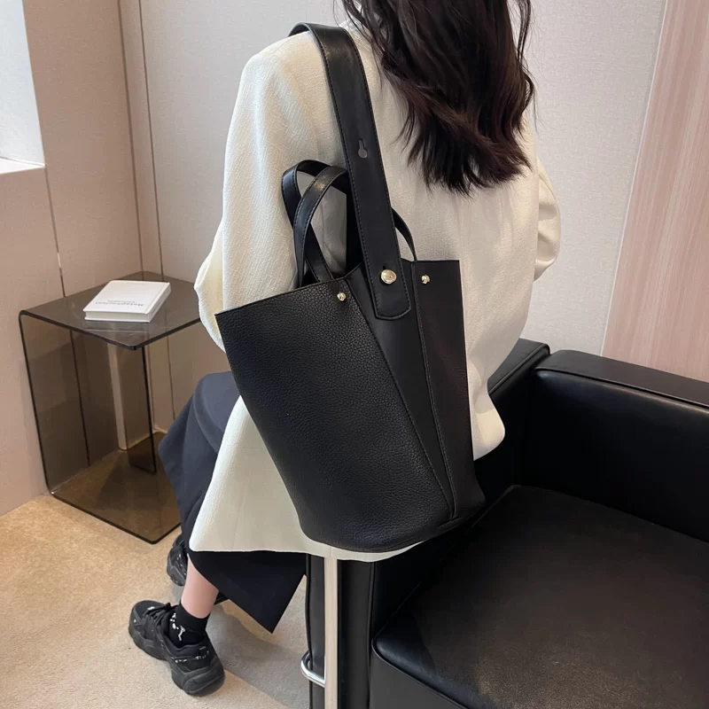 Fashion Trending Brand Luxury Designer Women Bags Female Handbags Solid Bucket Bag For Women 2023 Crossbody Shoulder Bags Totes_4