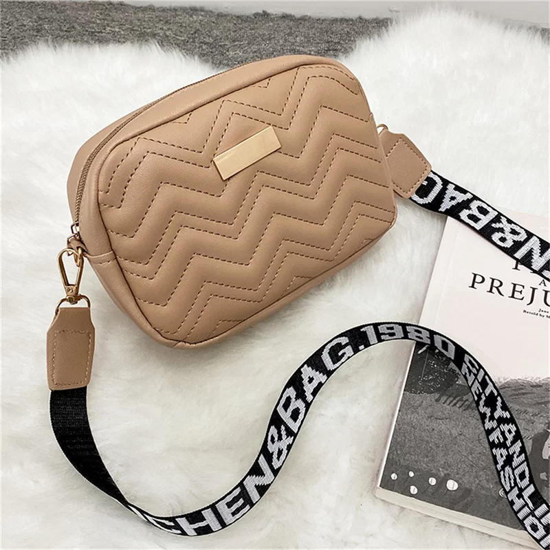 Fashion Solid Color Shoulder Bag Crossbody Bags Women Leather Woven Bag Mobile Phone Purse_3