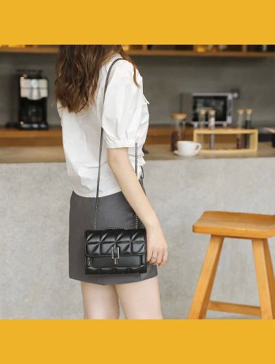 Women Luxury Designer genuine Bags Leather Chain Women Handbags Shoulder Female bag New Casual Fashion Ladies Messenger Bags