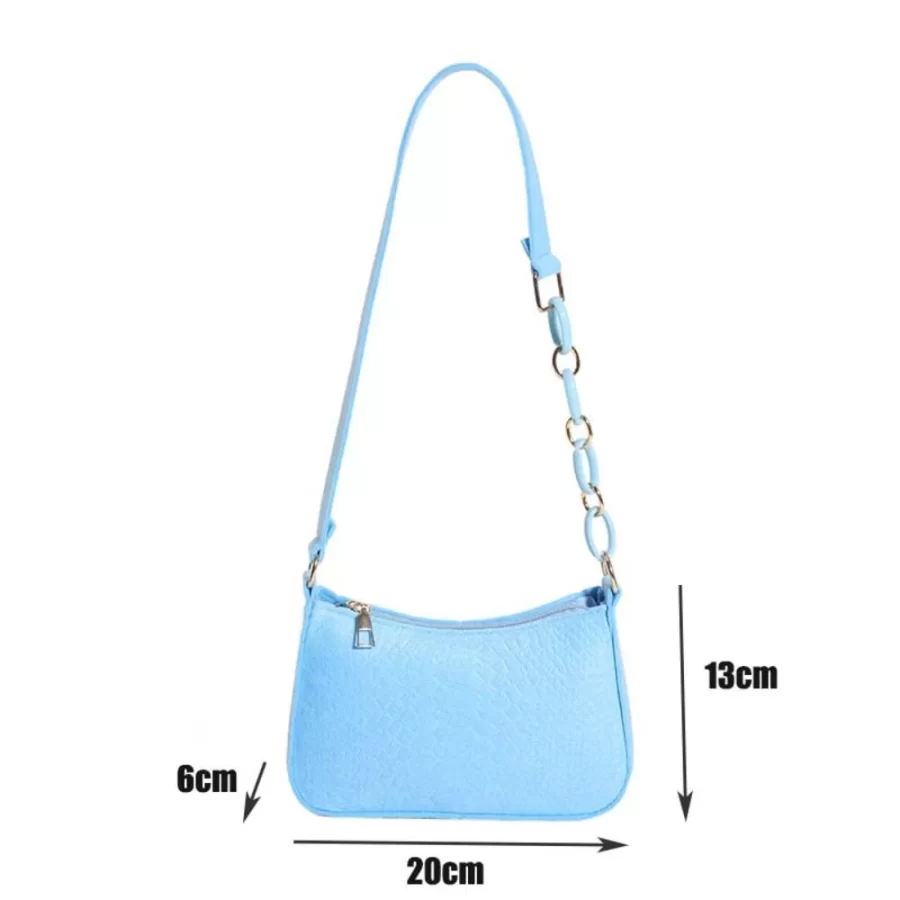 Fashion Felt Cloth Pattern Shoulder Bags For Women Small Handle Underarm Bag Clutch Luxury Solid Color Female Handbag With Purse_5