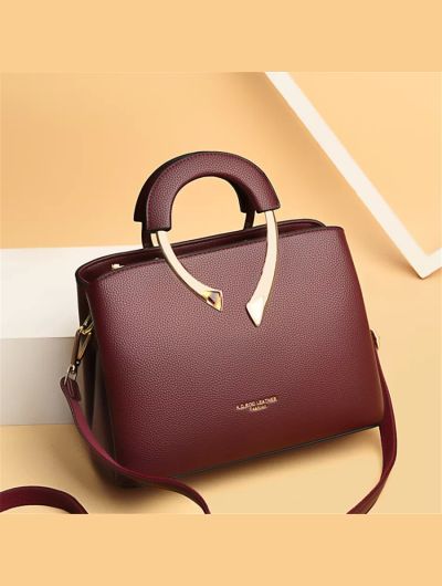 GENUINE VANDERWAH High Quality Leather Casual Tote Luxury Handbags Women Bags Designer Shoulder Crossbody Bags for Women 2024