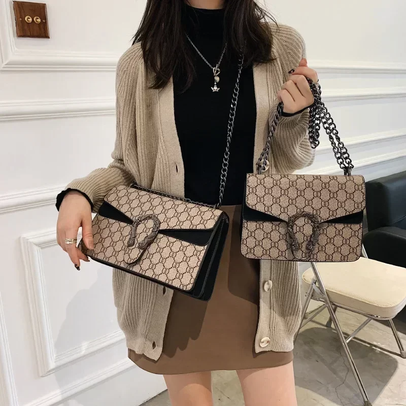 Advanced Wine God Bag for Women New Style Women Versatile European and American Fashion Chain Bag Single Shoulder Crossbody Bag_1