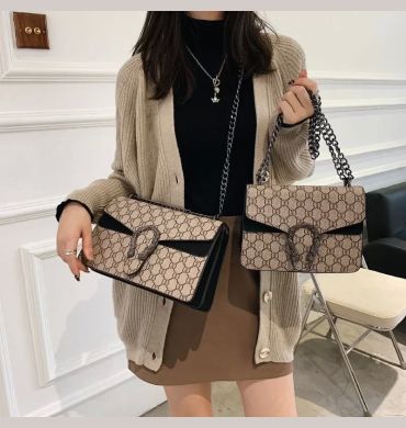 Advanced Wine God Bag for Women New Style Women Versatile European and American Fashion Chain Bag Single Shoulder Crossbody Bag