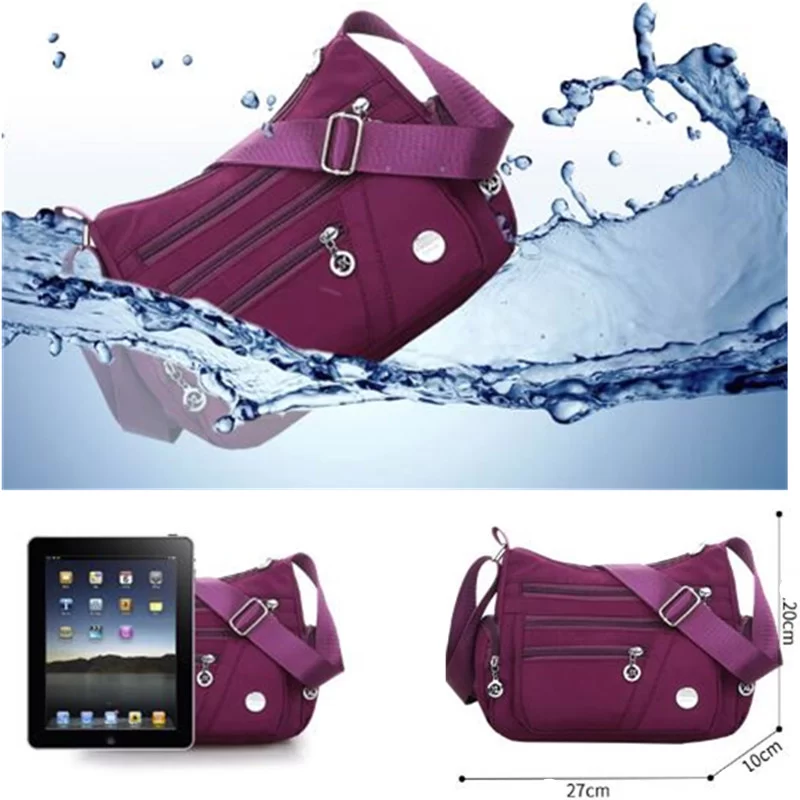 New Crossbody Shoulder Bag Women Bag Nylon Waterproof Messenger Bags For Lady Handbags High Quality Multifunctional_3