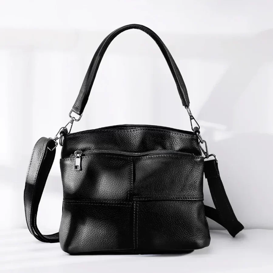 Women's Handbag Soft Leather High Quality Ladies' Genuine Leather Shoulder Crossbody Hobo Bag, Luxury Commuting Underarm Bag_10