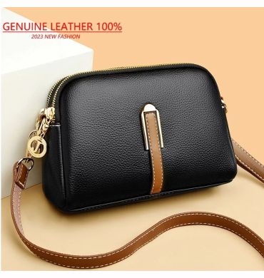 100% Genuine Leather Shoulder bag Women Handbag Designer Cowhide Flap Bag Luxury Women's Messenger Bags Crossbody Bags For Women