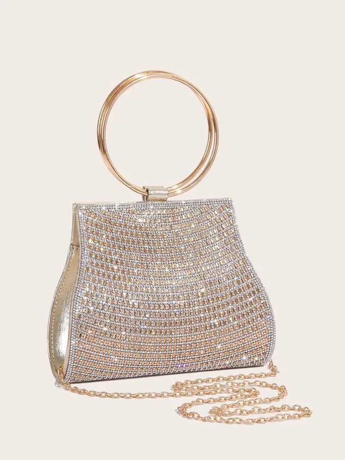 Women's Diamond Handbags Rhinestones Evening Bags Bridal Stones Clutch Purse Lady Clutches Bags Party Wedding Evening Bag Female_4