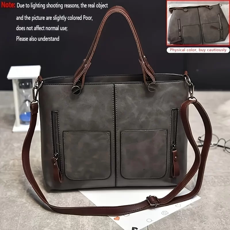 Women's Bag Fashion Classical Style Crossbody Handbag Retro PU Leather Shoulder and Purse Casual Bag Daily_5