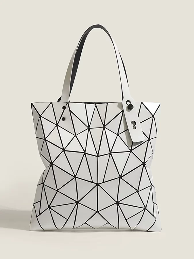 Lightweight Fashion Geometric Rhombus Bag Women's Shoulder Handbag Commuter Tote Bag Shopping Bag_6